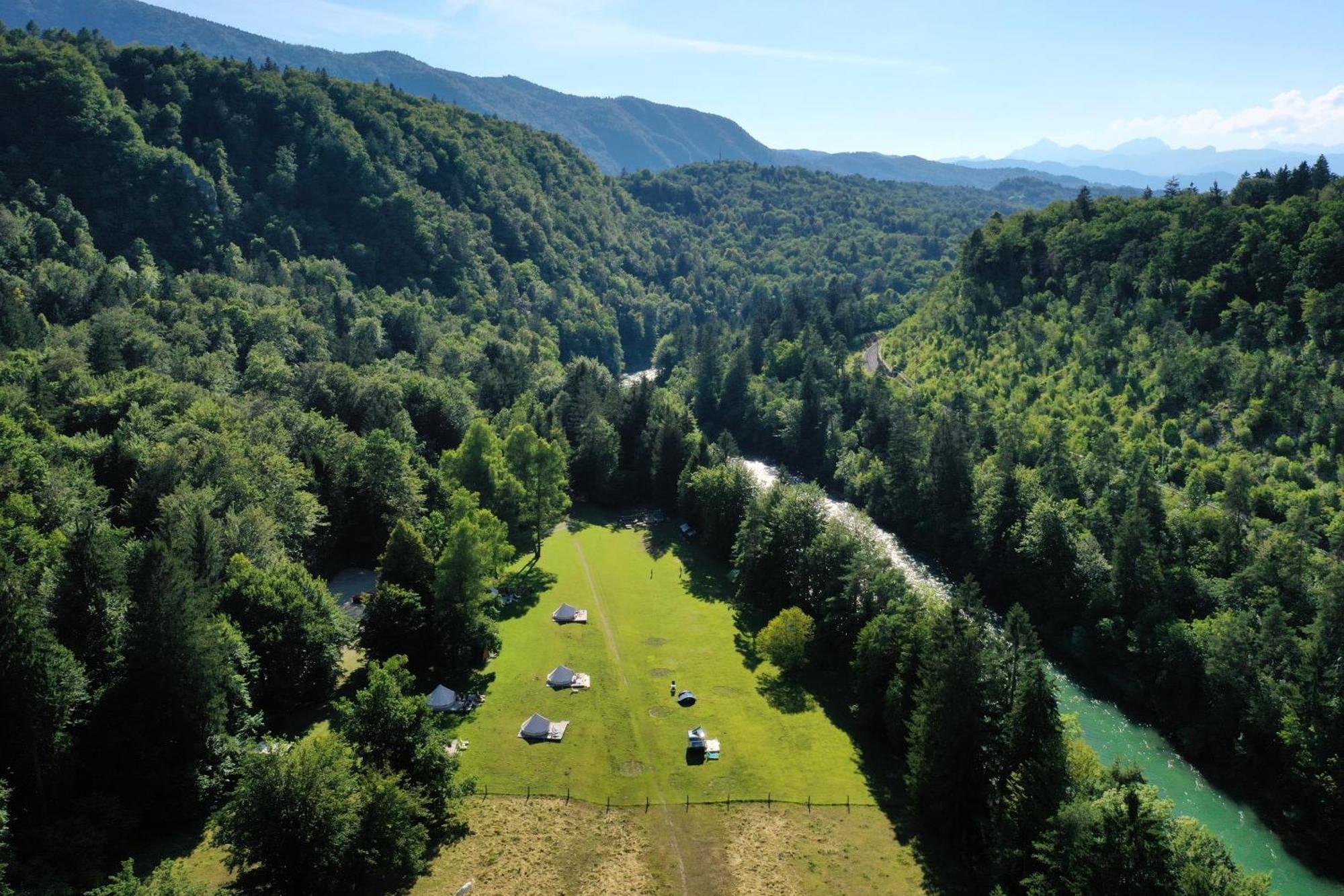 Eco River Camp - Pitches Radovljica Dış mekan fotoğraf