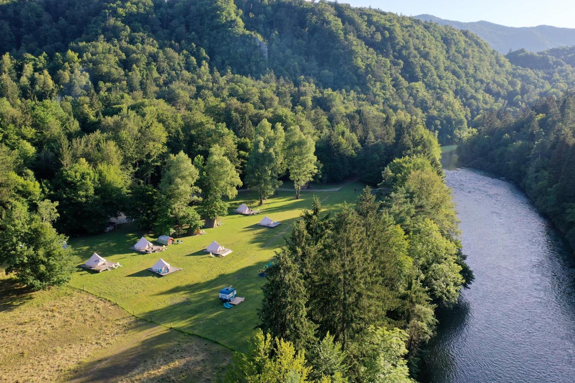 Eco River Camp - Pitches Radovljica Dış mekan fotoğraf
