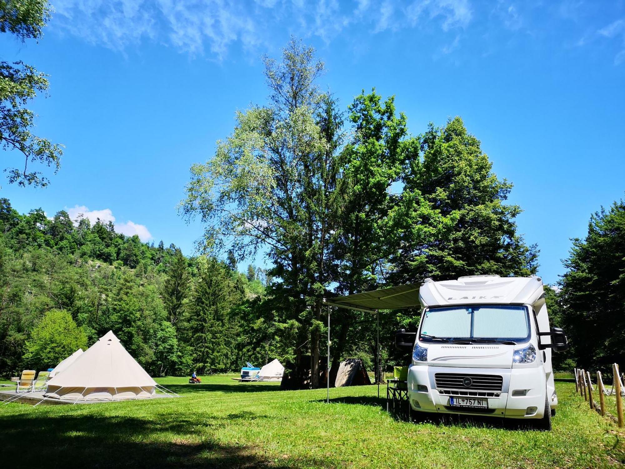 Eco River Camp - Pitches Radovljica Dış mekan fotoğraf