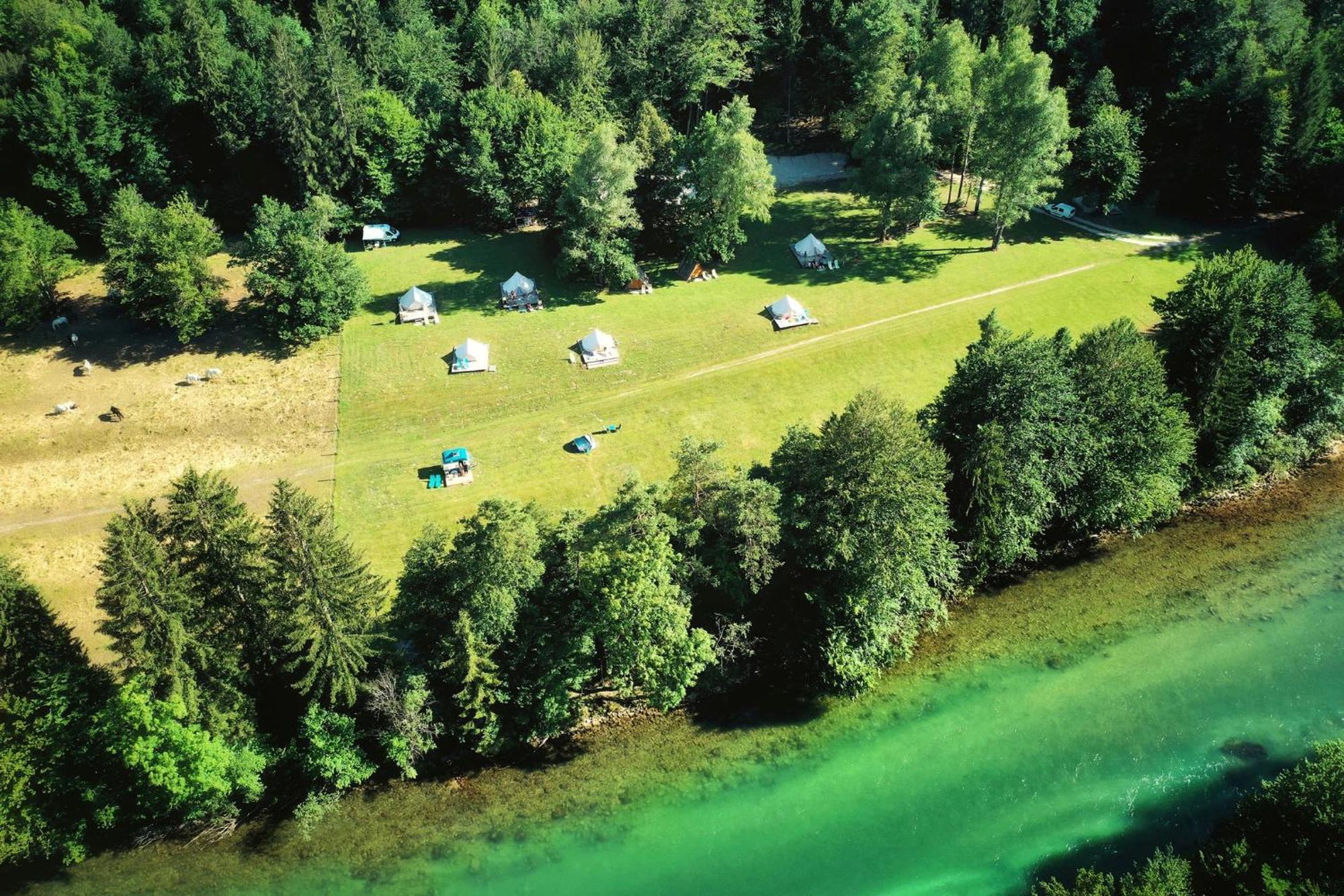 Eco River Camp - Pitches Radovljica Dış mekan fotoğraf