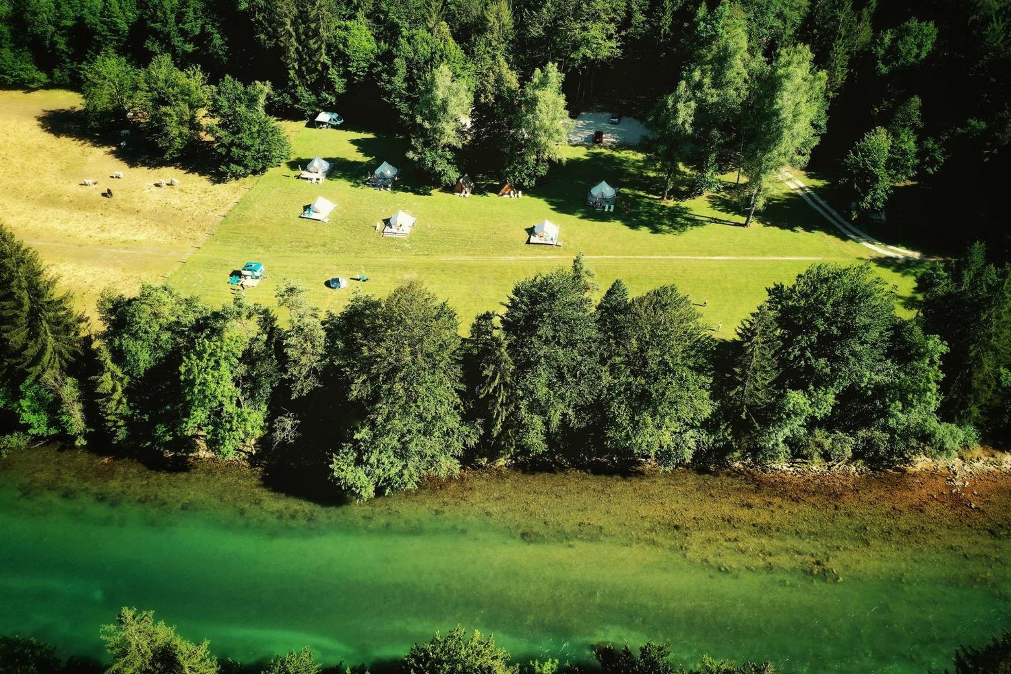 Eco River Camp - Pitches Radovljica Dış mekan fotoğraf